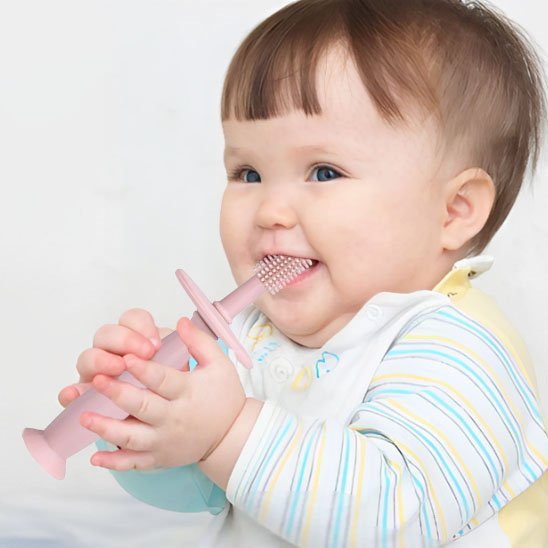Brosse à dent bébé | Douce & Ergonomique - Bébé Sans Risque