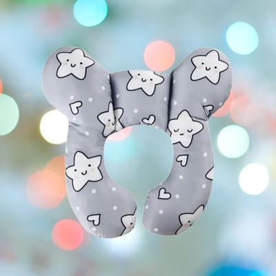 Coussin Bébé - BabyTravelPillow™ - Etoiles - Bébé Sans Risque