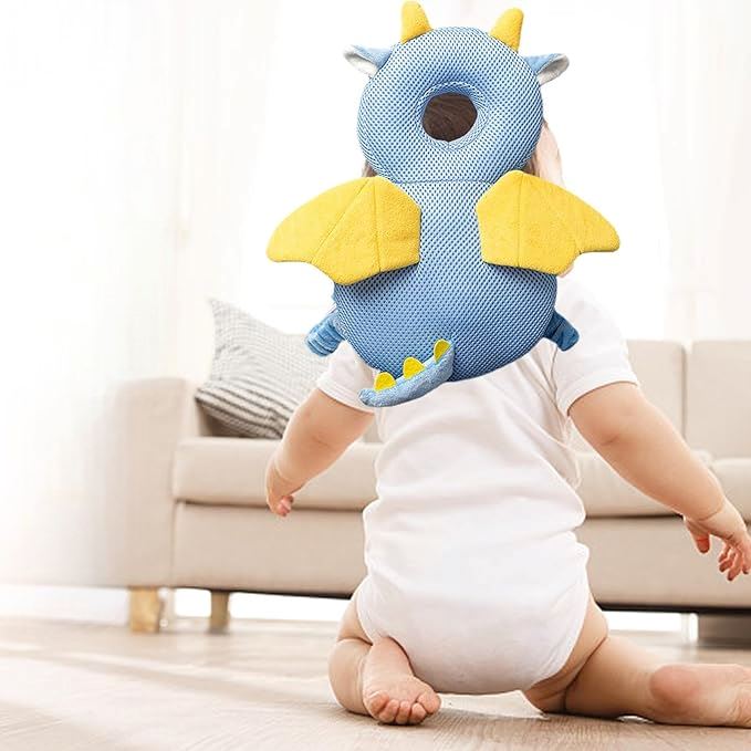 Oreiller Bebe - OreillerProtectionBébé™ - Dragon - Bébé Sans Risque