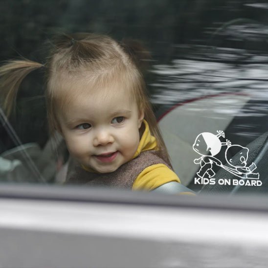 Bébés à bord | Réfléchissant Premium - Bébé Sans Risque