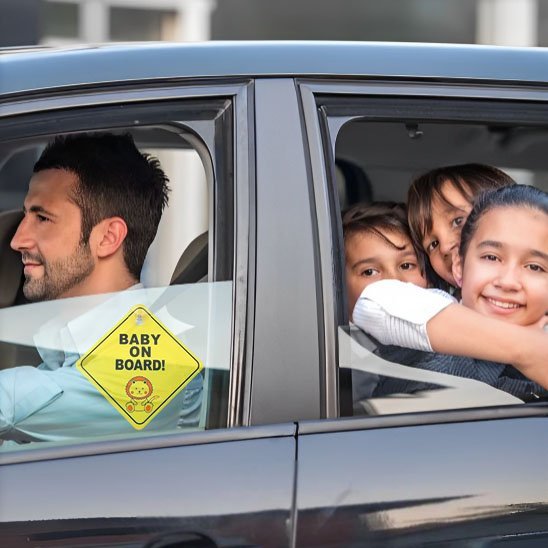 Bébés à bord | Sécurité Élégante - Bébé Sans Risque