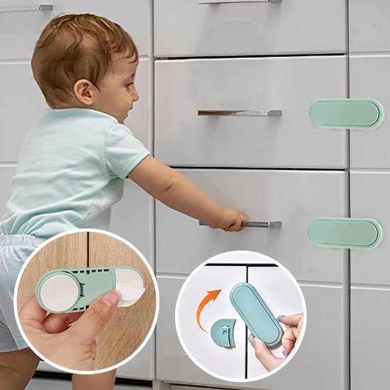 Bloque porte bebe | Sécurité Ultra - Résistant - Bébé Sans Risque