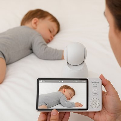 Camera bebe | HD Vision Nocturne - Bébé Sans Risque