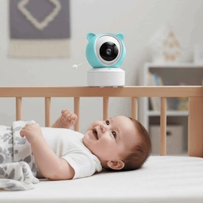 Camera bebe | Surveillance HD bidirectionnelle - Bébé Sans Risque