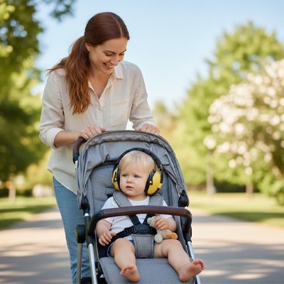 Casque anti bruit bébé | Confort Premium - Bébé Sans Risque