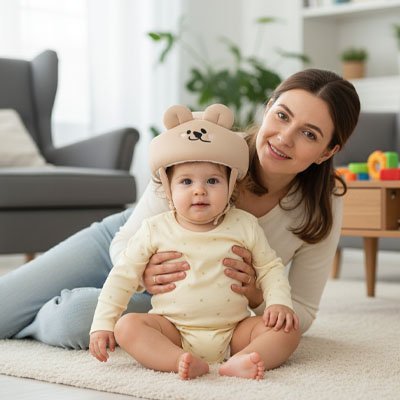 Casque bébé | Protection Confort - Bébé Sans Risque