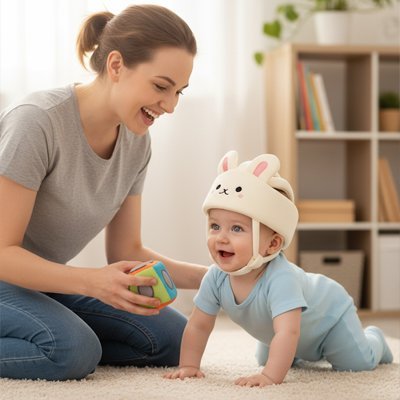 Casque bébé | Protection Ergonomique - Bébé Sans Risque