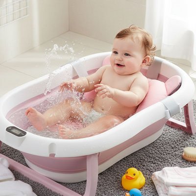 Coussin de bain bébé | Douceur Ergonomique - Bébé Sans Risque
