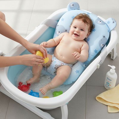 Coussin de bain bébé | Douceur Ergonomique - Bébé Sans Risque