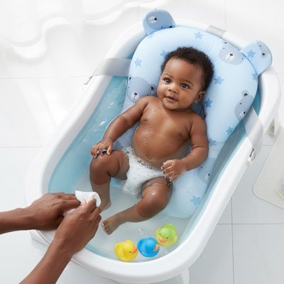 Coussin de bain bébé | Douceur Ergonomique - Bébé Sans Risque