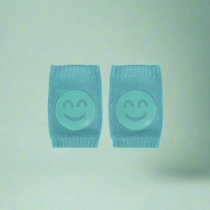 Genouillères - TotiPads™ - SmileyTurquoise - Bébé Sans Risque