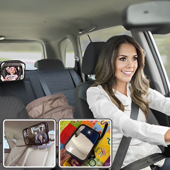 Miroir voiture bébé | SecurView - Bébé Sans Risque