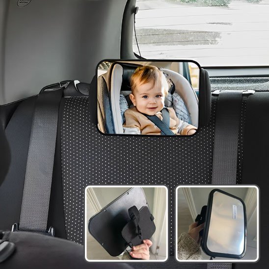 Miroir voiture bébé | SecurView - Bébé Sans Risque