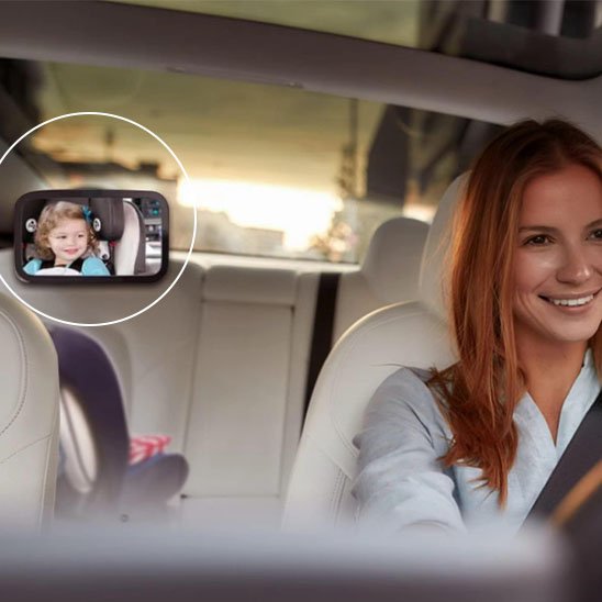 Miroir voiture bébé | SecurView - Bébé Sans Risque