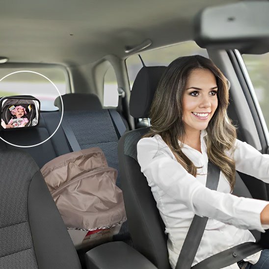 Miroir voiture bébé | SecurView - Bébé Sans Risque