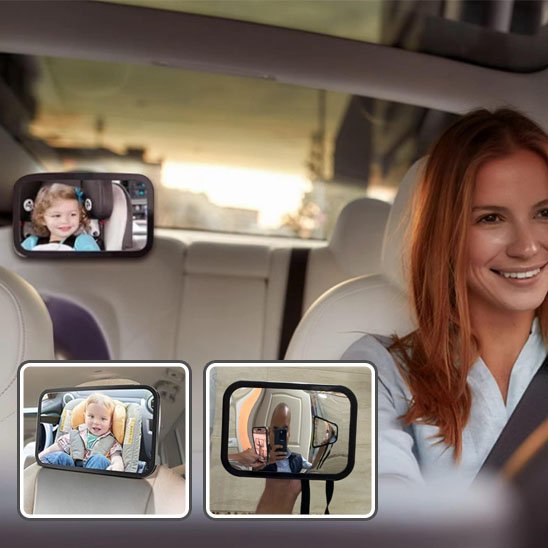 Miroir voiture bébé | SecurView - Bébé Sans Risque