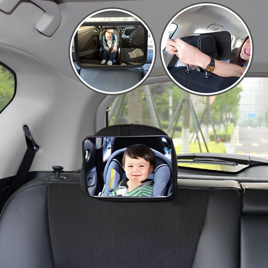 Miroir voiture bébé | SecurView - Bébé Sans Risque