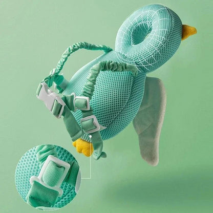 Oreiller Bebe - OreillerProtectionBébé™ - Hiboux Vert - Bébé Sans Risque