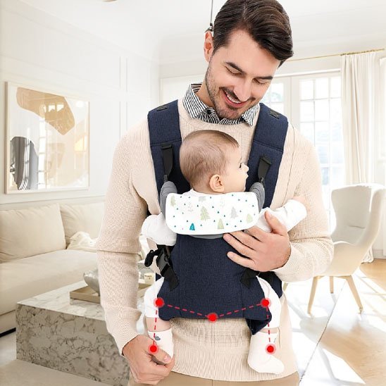 Porte bébé ergonomique | Confort+ - Bébé Sans Risque