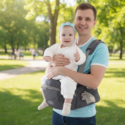 Porte Bébé Ergonomique | Confort Family - Bébé Sans Risque