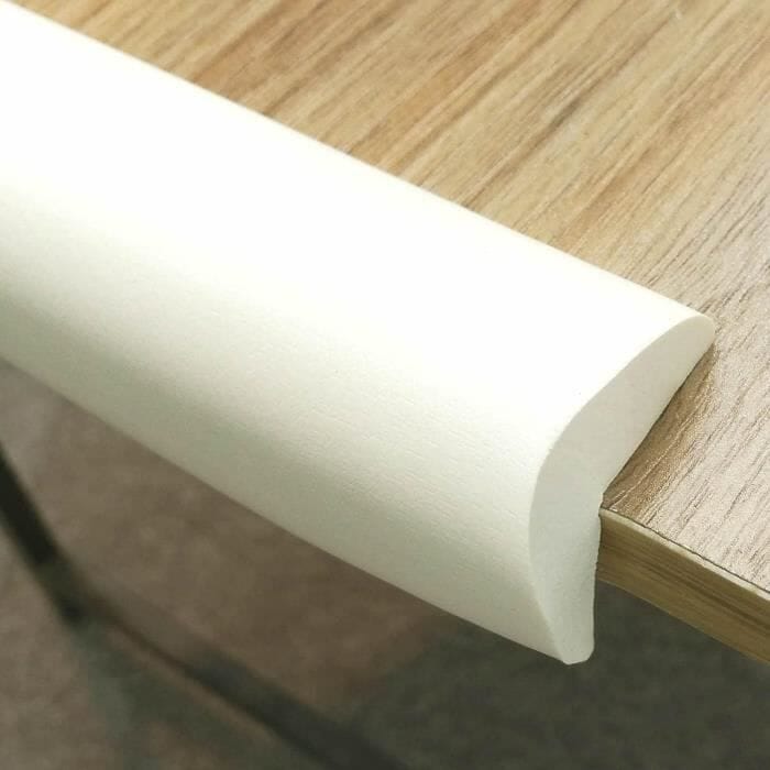 Protecteur de Coin de Table - BabySafetyCornerProtector™ - Blanc - Bébé Sans Risque