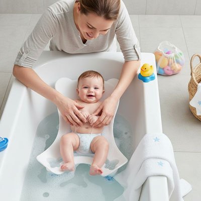 Transat de bain bébé | Sécurisé - Bébé Sans Risque